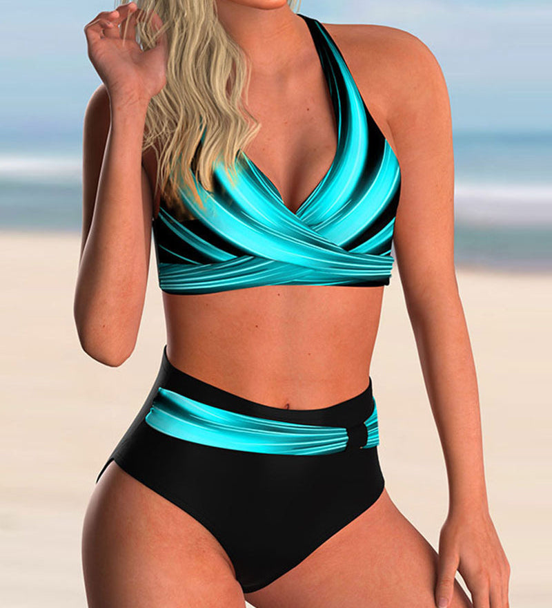 Liliana - Bikiny set s krížom na krku a vzorom