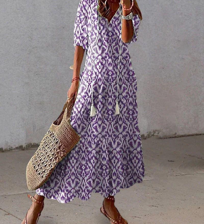 Jessica - Boho midi šaty