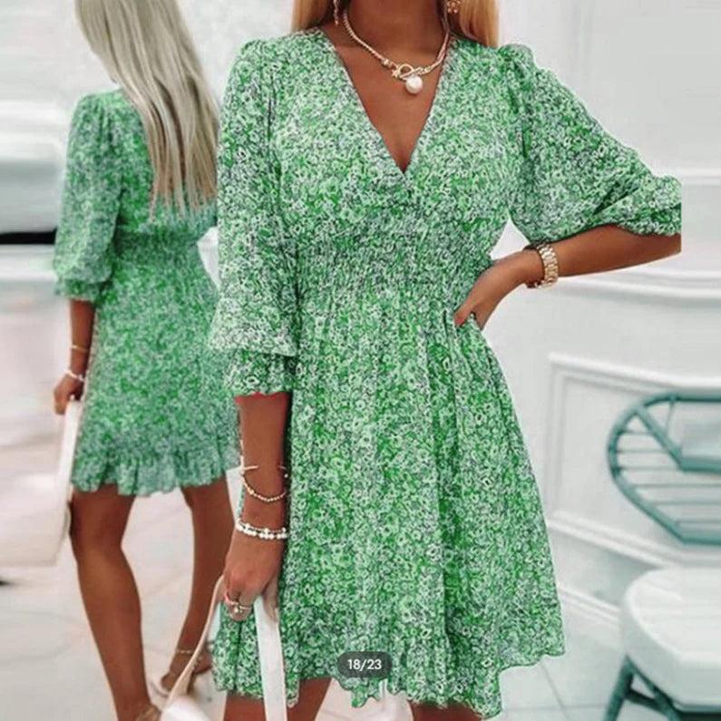 Vera | Elegantná kvetinová šaty