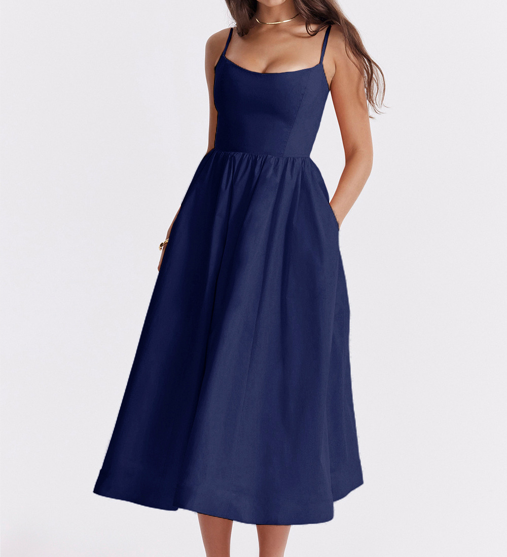 ESTELLE | Elegantné letné midi šaty s korzetovým strihom