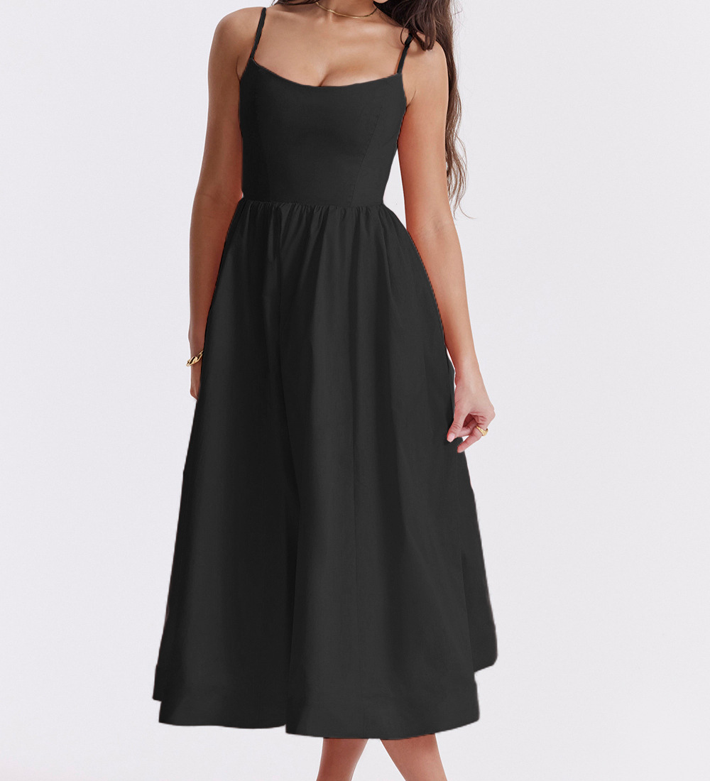 ESTELLE | Elegantné letné midi šaty s korzetovým strihom
