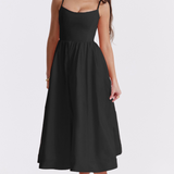 ESTELLE | Elegantné letné midi šaty s korzetovým strihom