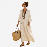 Dlhý kaftan.