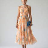 Violet & Grace™ | Mäkké halter midi šaty
