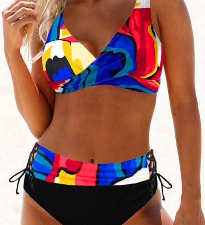 Eva - Pestré Farebné Bikini