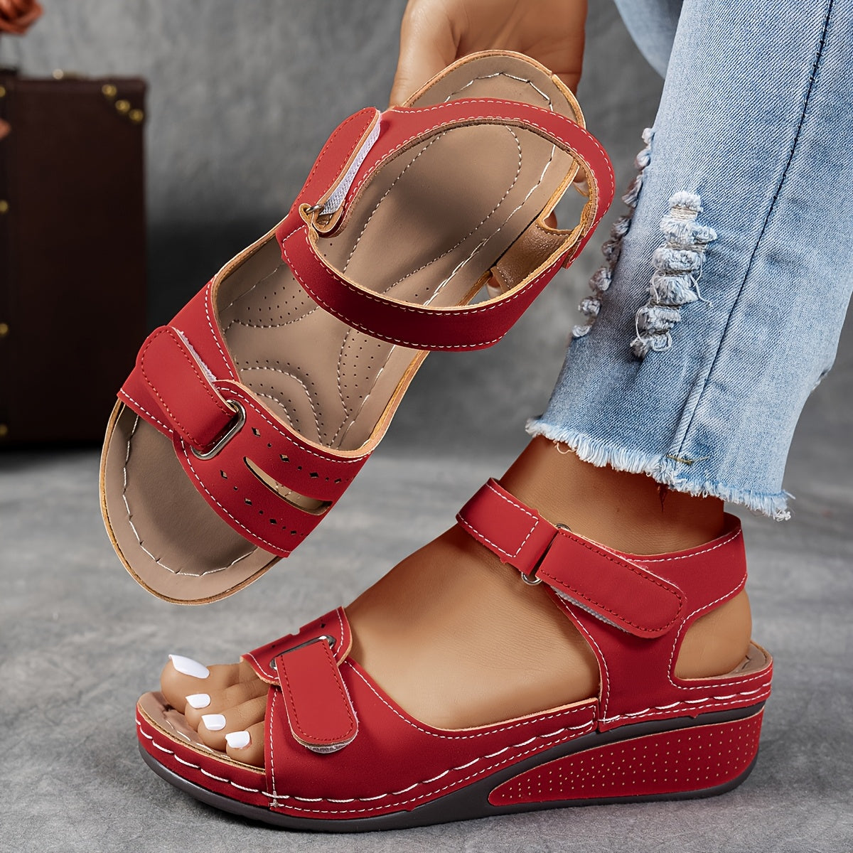 Zuzana | Ortopedické pohodlné sandále Élise