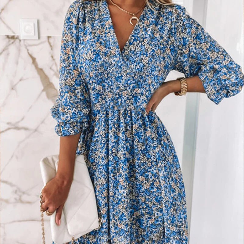 Vera | Elegantná kvetinová šaty