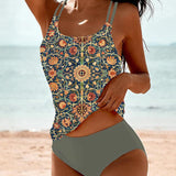 Laluna® | Letný Tankini s Tlačou