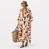 Dlhý kaftan.