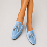 Chloé™ | Chic mokasíny z nubuku
