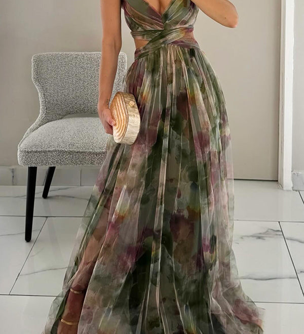 GISELLE | Chiffon Maxi Dress