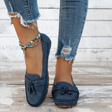 Nadine - Klasické loafers s detailom z frufru