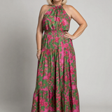 Rowen | Drapované halter midi šaty