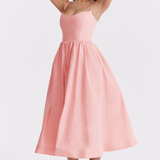 ESTELLE | Elegantné letné midi šaty s korzetovým strihom