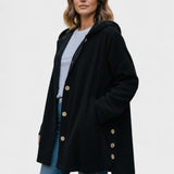 Amalie  | Elegantný velúrový kabát v luxusnom dizajne