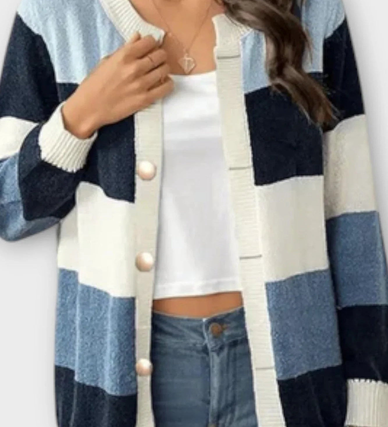 Amalie | Cardigan pruhovaný