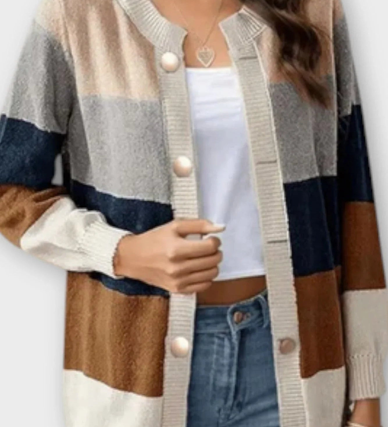 Amalie | Cardigan pruhovaný