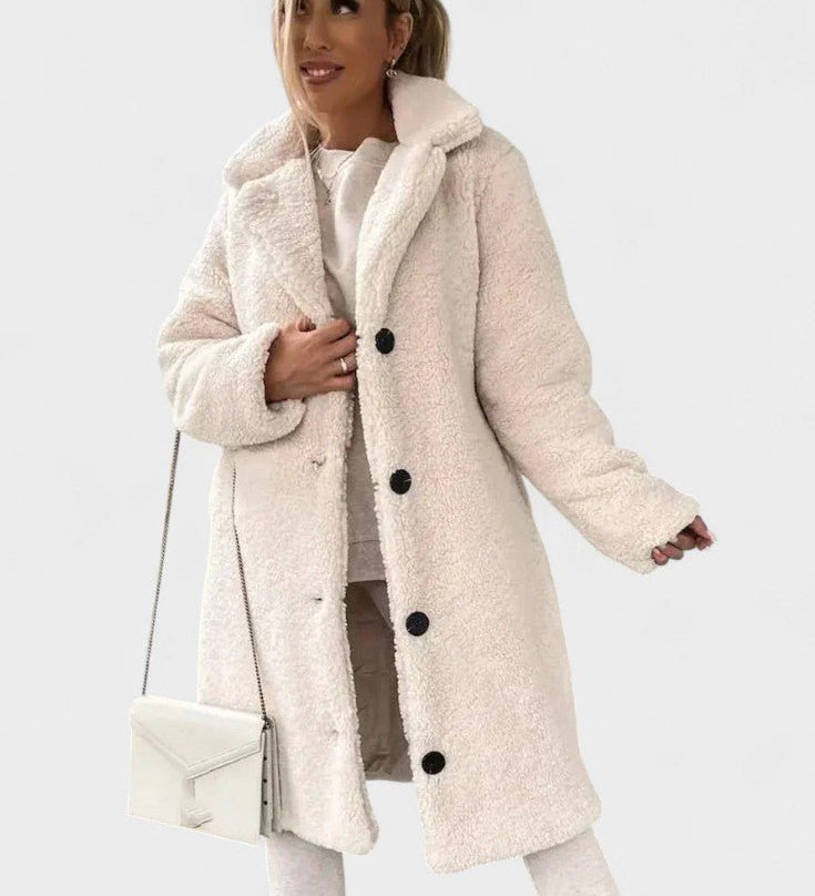 Birgitte  | Elegantná teddy bunda s luxusným dizajnom