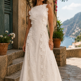 Della | Elegantné Maxi Šaty s Vyšívaním