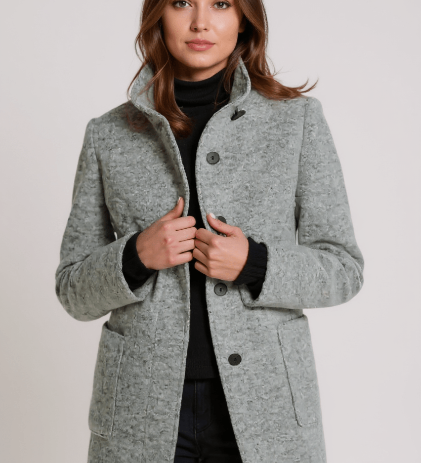 Fiora  | Elegantný kabát s nordickým dizajnom