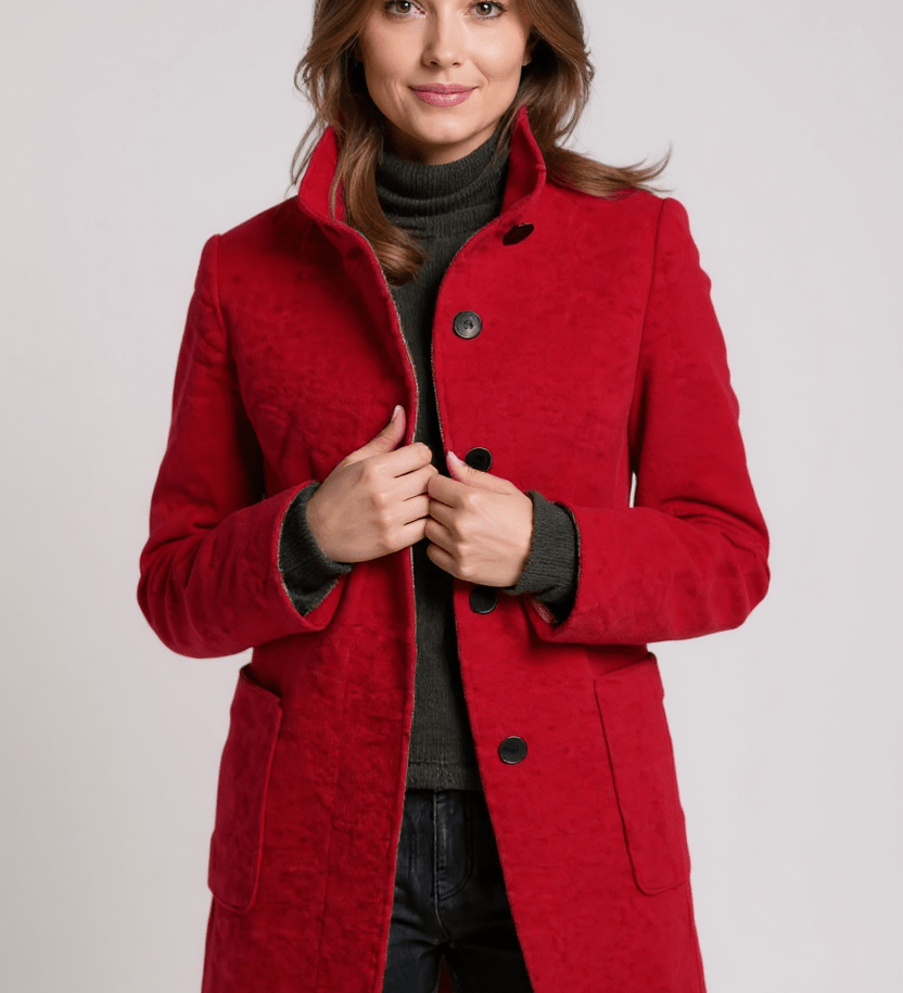 Fiora  | Elegantný kabát s nordickým dizajnom