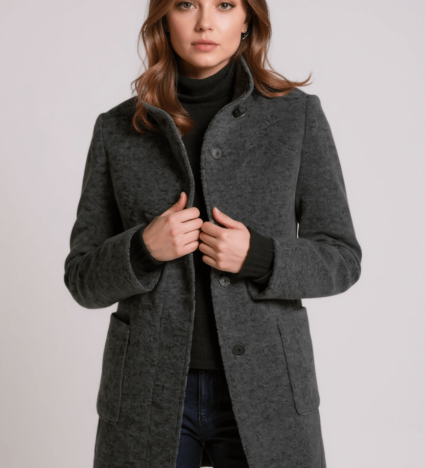 Fiora  | Elegantný kabát s nordickým dizajnom