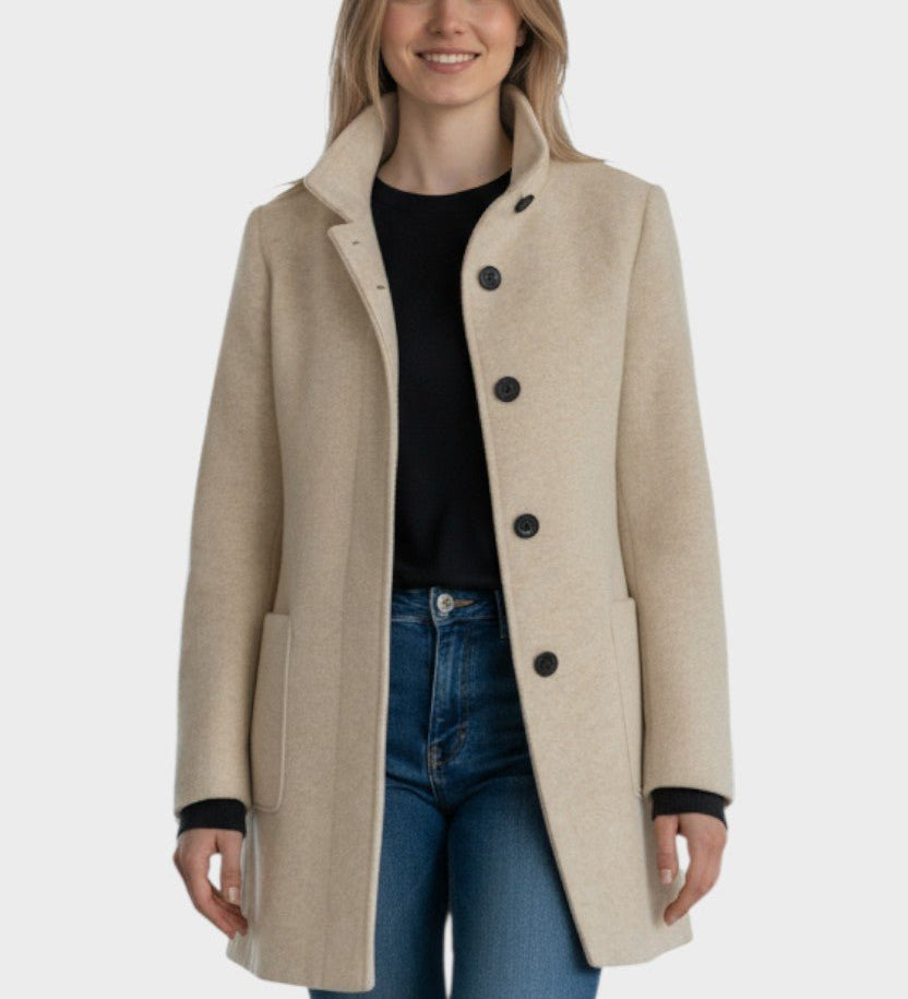 Fiora  | Elegantný kabát s nordickým dizajnom