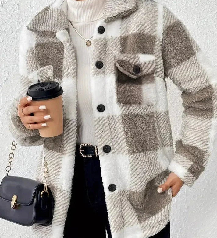 Gitte | Casaco de fleece estiloso