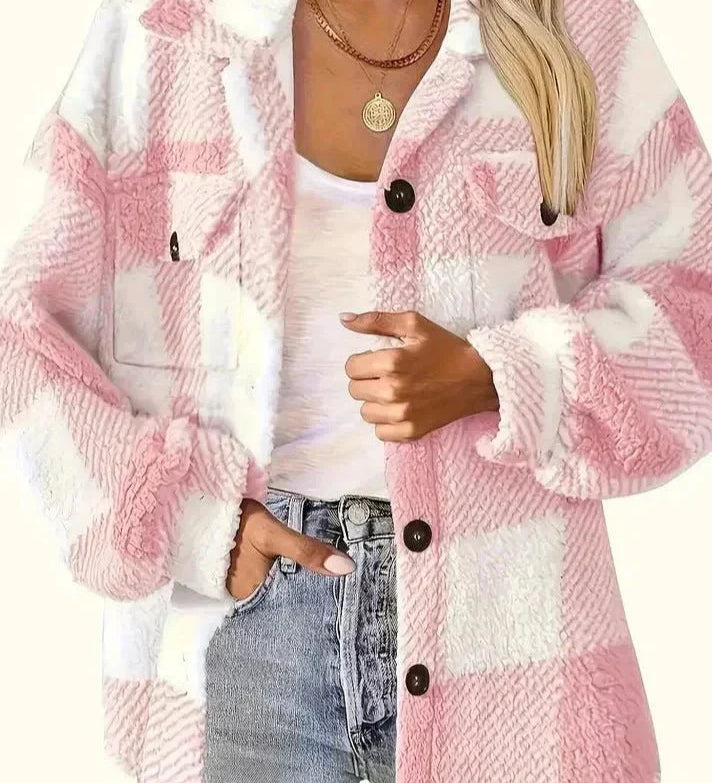 Gitte | Casaco de fleece estiloso
