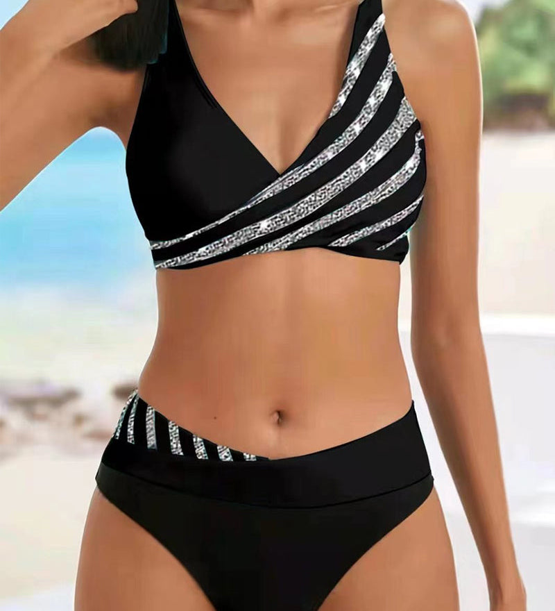 Mona - Tlačené bikini v teplých farbách