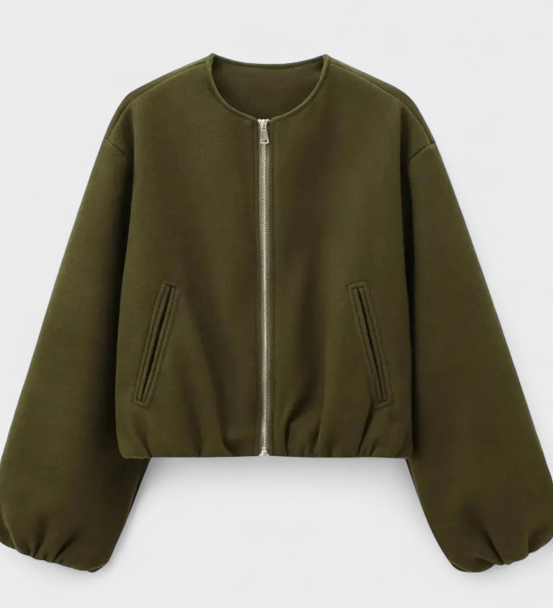 Katrine™ | Jaqueta bomber curta