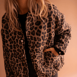 Leona | Casaco Bomber de Leopardo