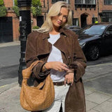 Mille  | Elegantný semišový kabát