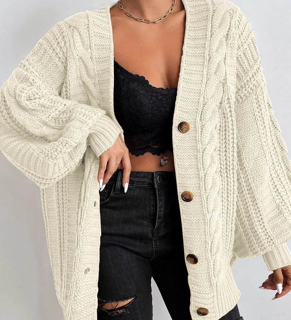Saga | Kardigán oversize