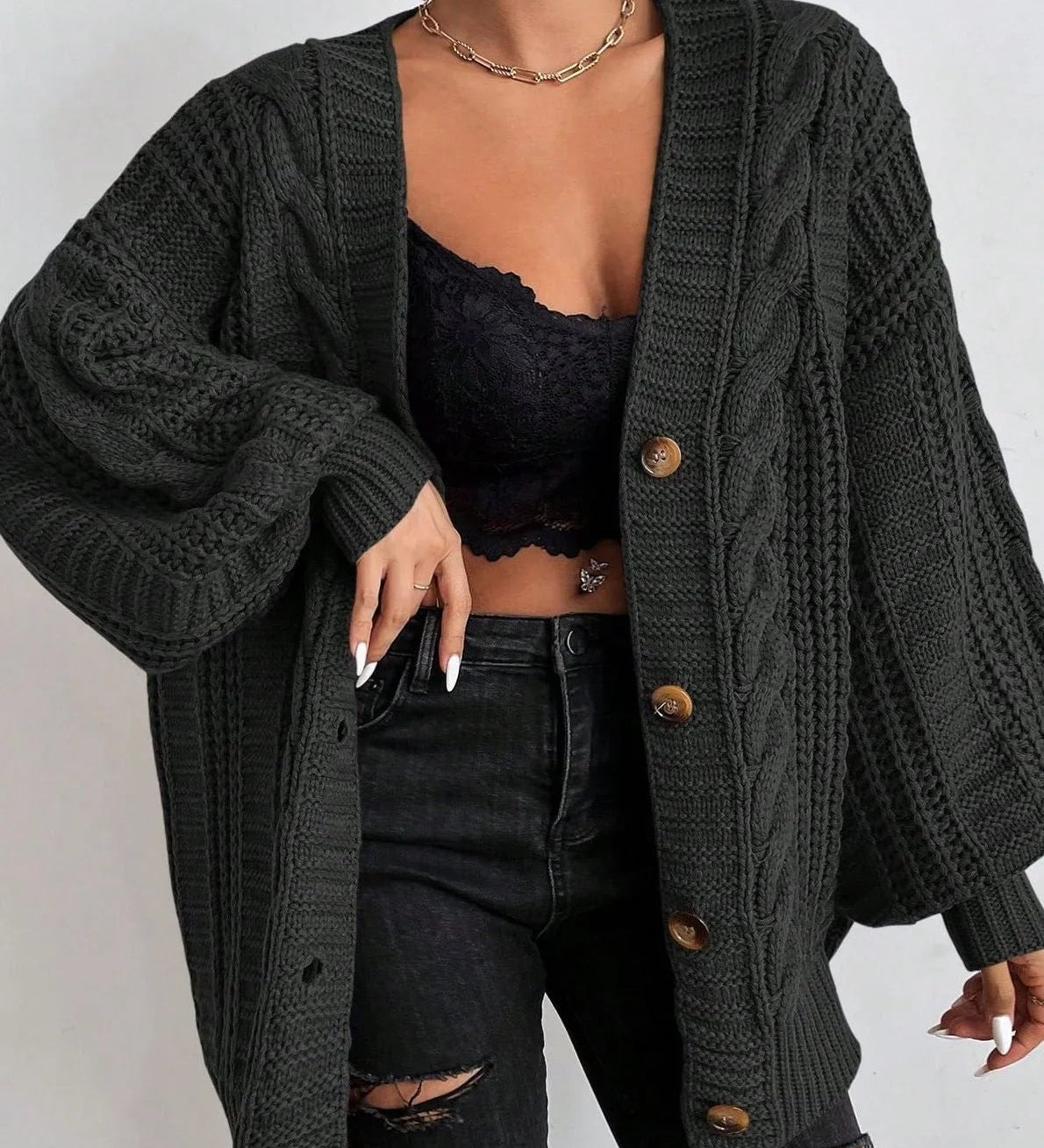 Saga | Kardigán oversize