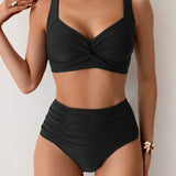 Laluna® | Letný bikiny set s vysokým pásom