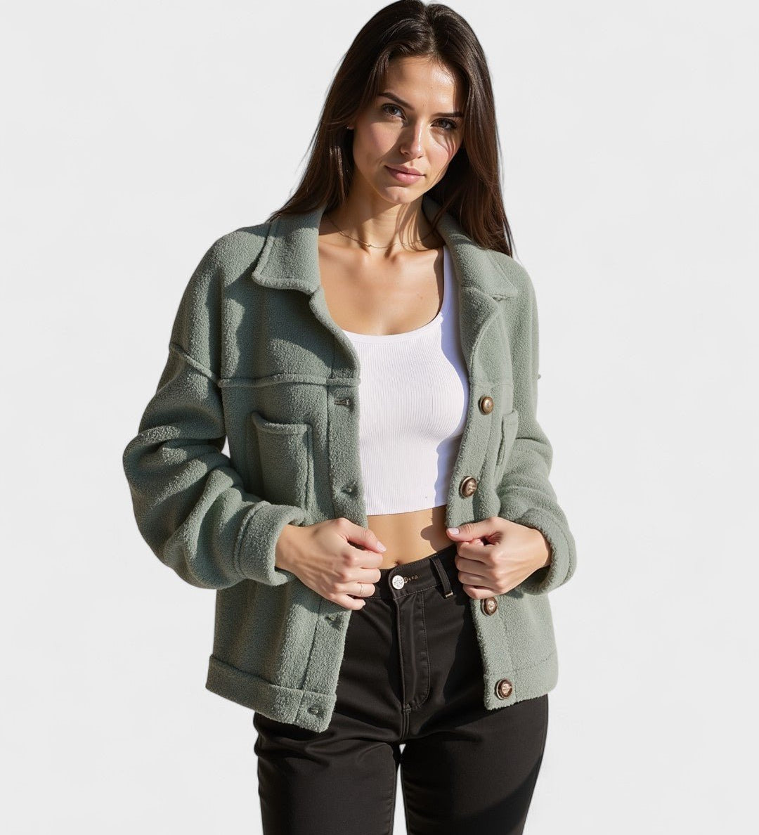 Selina | Casaco de Fleece