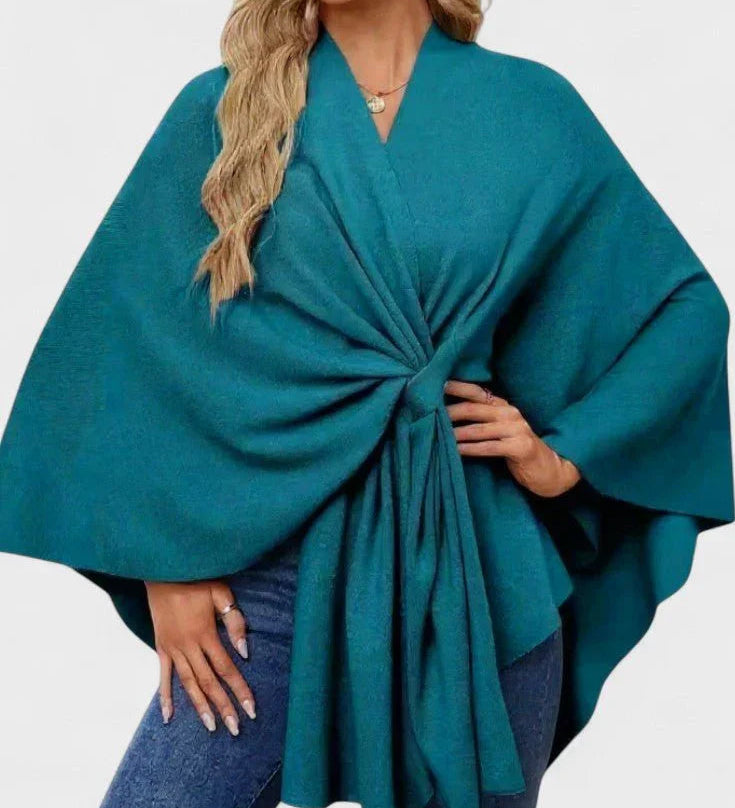 Yvette | Elegantné drapované pončo