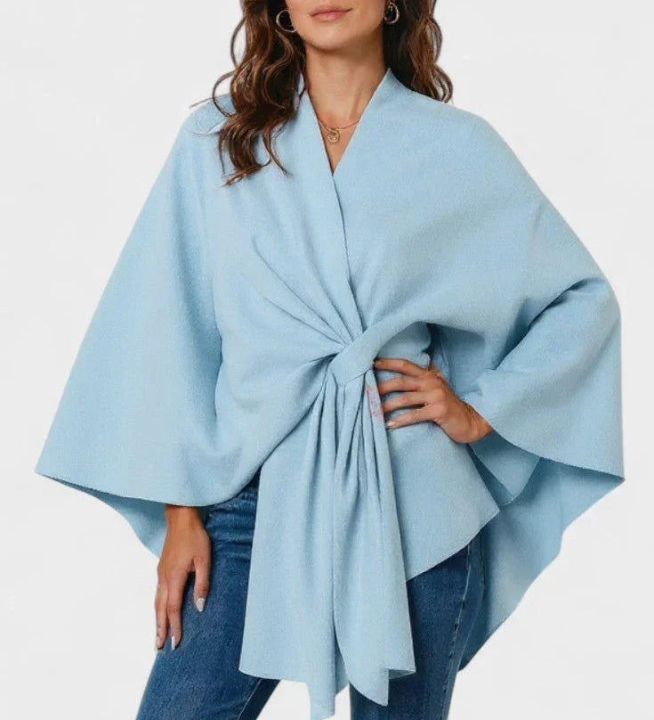 Yvette | Elegantné drapované pončo