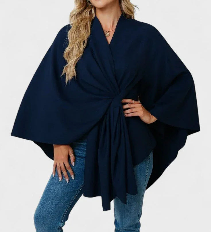 Yvette | Elegantné drapované pončo