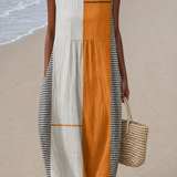 May™ Colorblock Midi Šaty