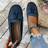 Nadine - Klasické loafers s detailom z frufru