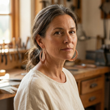 Medené náušnice Ember