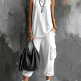 Valentina | Komplet Casual Mäkky s Vreckami