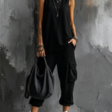 Valentina | Komplet Casual Mäkky s Vreckami