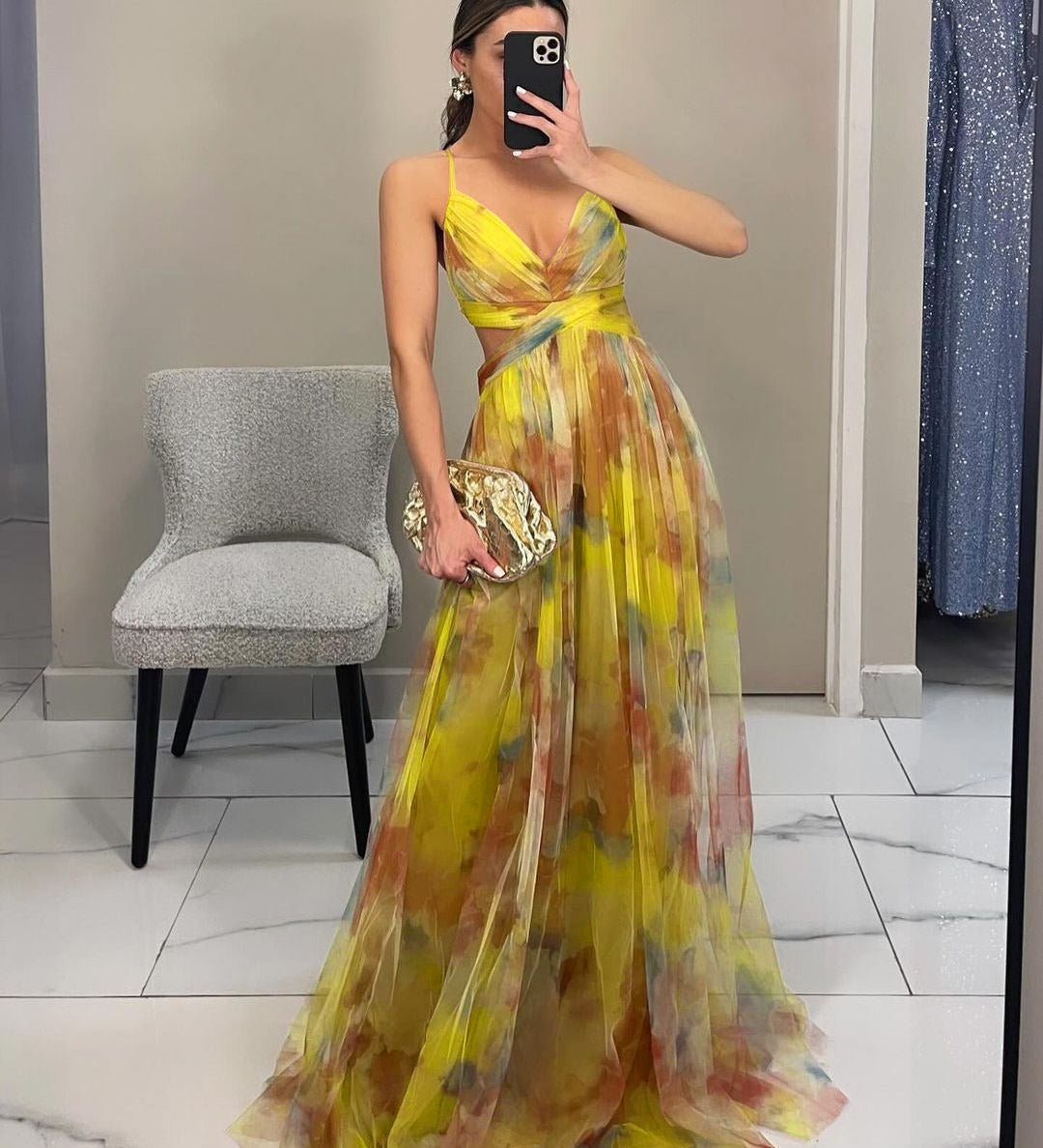 GISELLE | Chiffon Maxi Dress