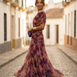 Leo | Dlhé šaty s elegantným výstrihom do V