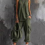Valentina | Komplet Casual Mäkký s Vreckami