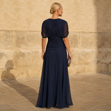 Avery | Elegantné modré šaty