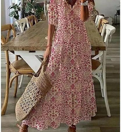 Jessica - Boho midi šaty